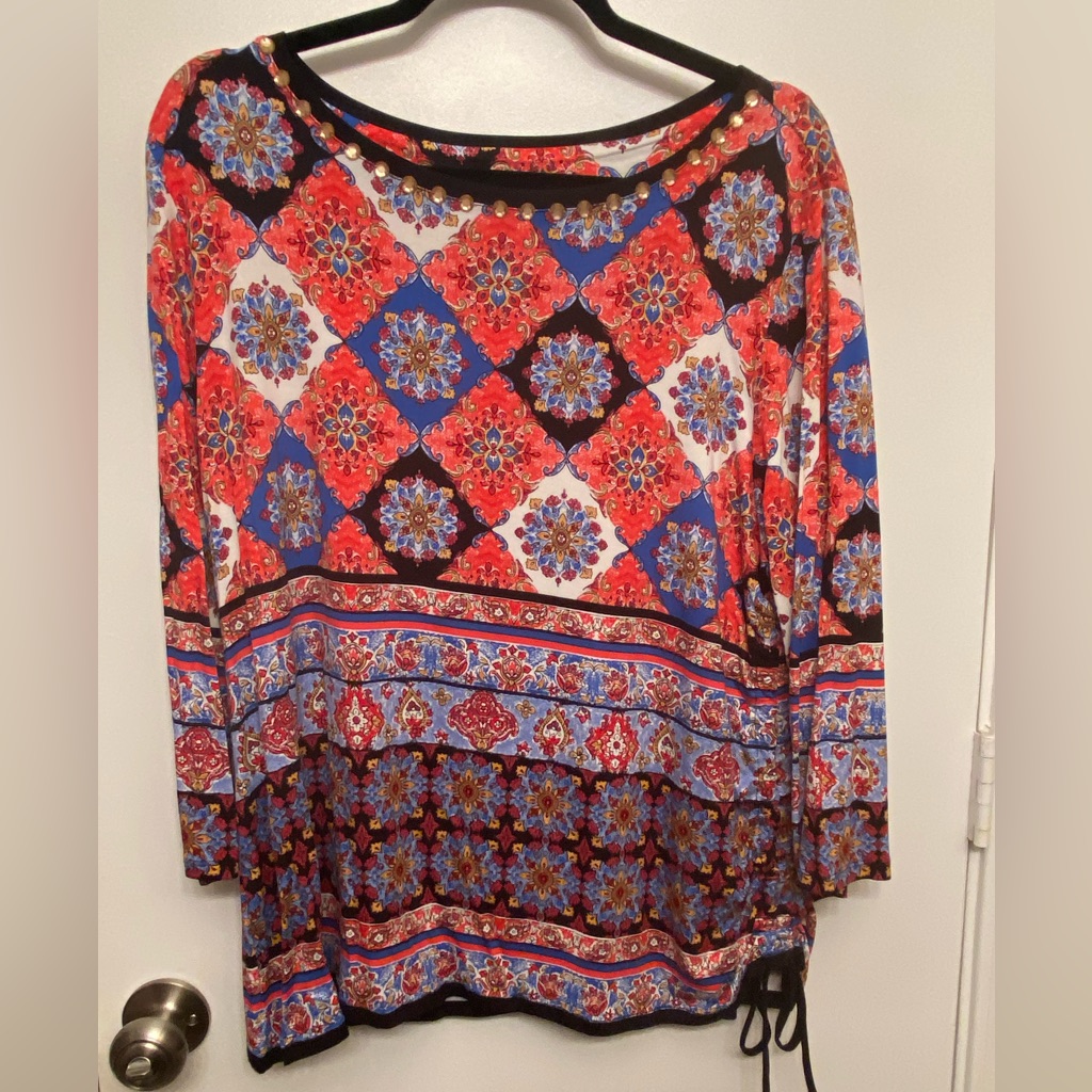 Xl Long Sleeve Ruby Rd Blouse